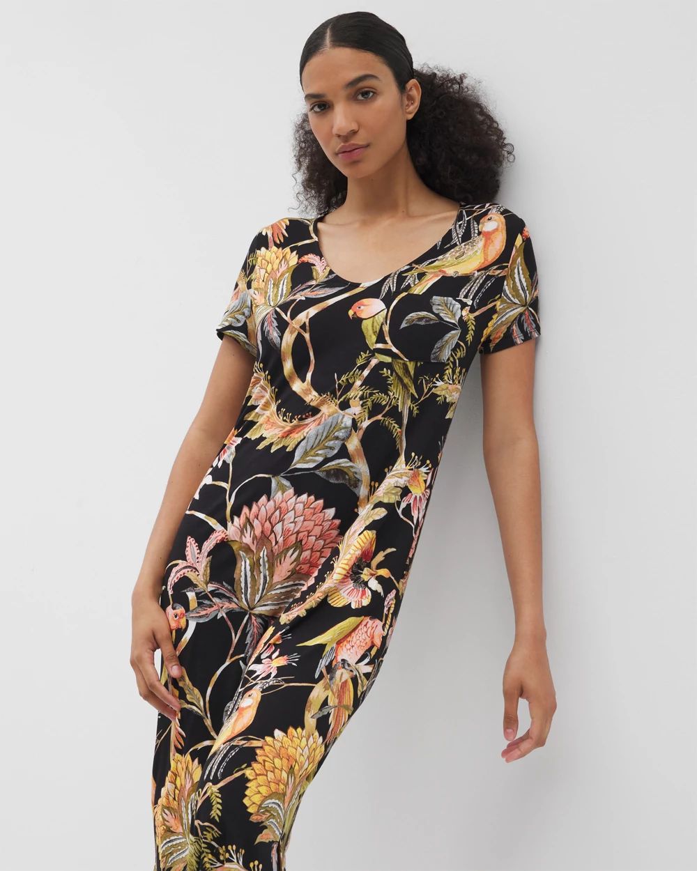 【YOURNUS】Night Printing Half Sleeve ?media_id=2953646796102738183